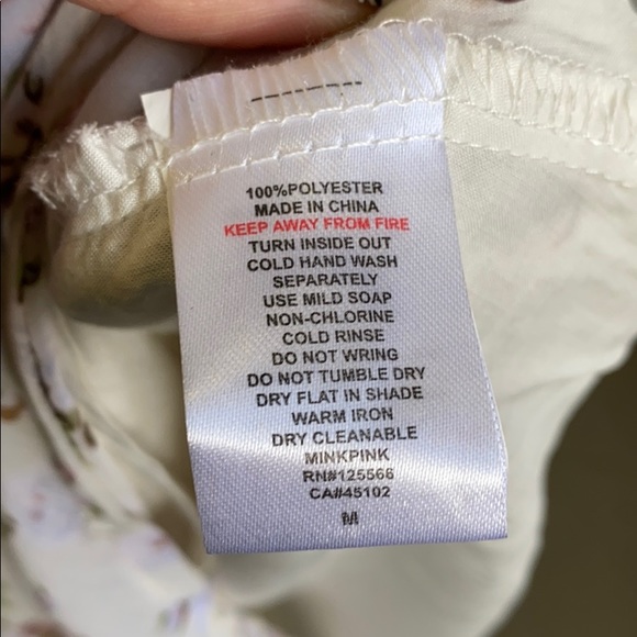 NWT Mink pink floral dress - Picture 8 of 8